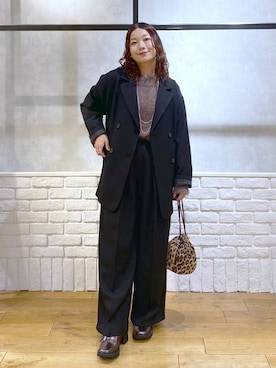 「アイテム（テーラードジャケット）」を使った、Chisaさん（レディース・154cm・30代）の秋コーディネート