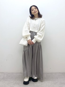 Chisaさん(レディース・154cm)の冬コーディネート