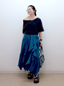 Chisaさん(レディース・154cm)の夏コーディネート