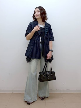 Chisaさん（レディース・154cm）の夏コーディネート