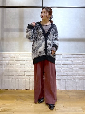 「アイテム（スウェットパンツ）」を使った、Chisaさん（レディース・154cm・40代）の秋コーディネート