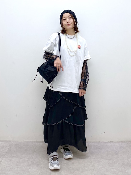 ラインメッシュプルオーバー（Tシャツ/カットソー）｜PAGEBOY