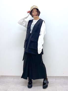 Chisaさん(レディース・154cm)の冬コーディネート