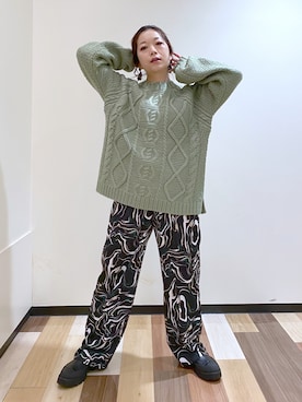 Chisaさん（レディース・154cm）の冬コーディネート