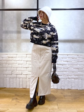 Chisaさん(レディース・154cm)の冬コーディネート