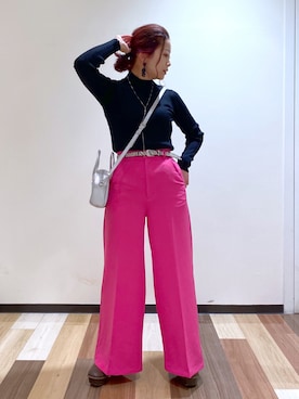 Chisaさん（レディース・154cm）の冬コーディネート