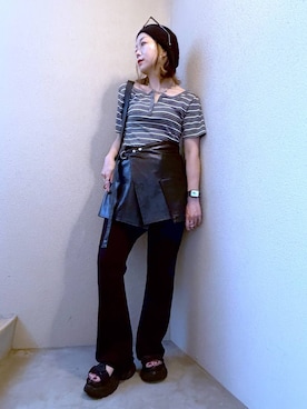 Chisaさん（レディース・154cm）の夏コーディネート