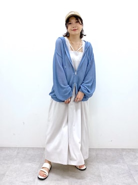 Chisaさん（レディース・154cm）の夏コーディネート