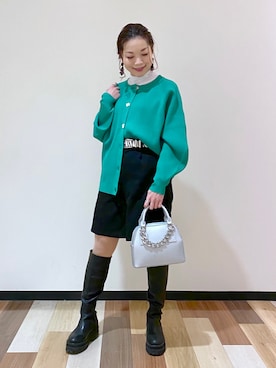 Chisaさん（レディース・154cm）の冬コーディネート