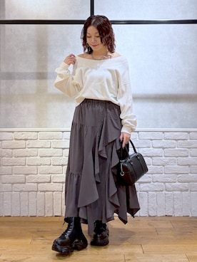 Chisaさん(レディース・154cm)の冬コーディネート