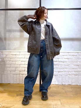 Chisaさん（レディース・154cm）の冬コーディネート