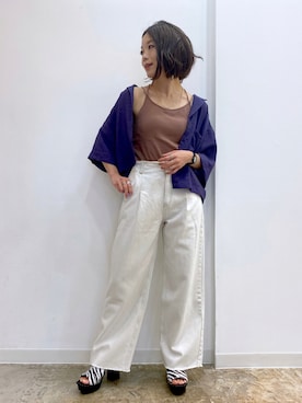 Chisaさん（レディース・154cm）の夏コーディネート