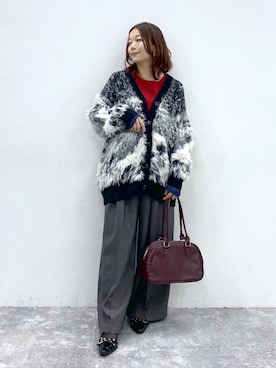 「アイテム（ニット/セーター）」を使った、Chisaさん（レディース・154cm・40代）の秋コーディネート