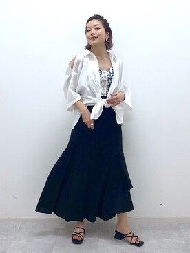 Chisaさん（レディース・154cm）の夏コーディネート