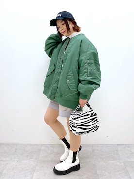 Chisaさん（レディース・154cm）の秋コーディネート