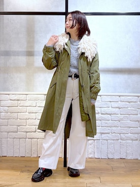 Chisaさん（レディース・154cm）の冬コーディネート