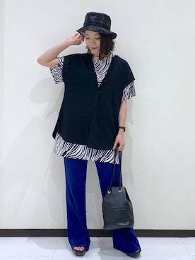 Chisaさん(レディース・154cm)の夏コーディネート