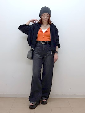 「PAGEBOY（ページボーイ）のアイテム」を使った、Chisaさん（レディース・154cm）の春コーディネート