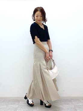 Chisaさん（レディース・154cm）の春コーディネート