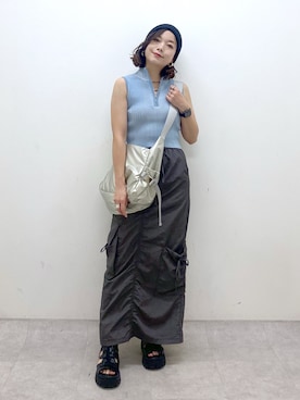 Chisaさん（レディース・154cm）の夏コーディネート