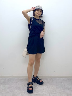 Chisaさん（レディース・154cm）の夏コーディネート