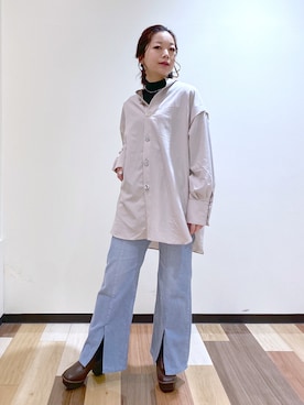 Chisaさん（レディース・154cm）の冬コーディネート