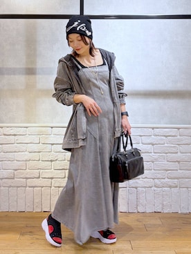 「PAGEBOY（ページボーイ）のアイテム」を使った、Chisaさん（レディース・154cm）の春コーディネート