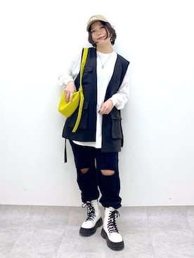 Chisaさん(レディース・154cm)の春コーディネート