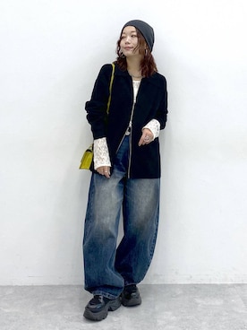 「アイテム（ハンドバッグ）」を使った、Chisaさん（レディース・154cm・40代）の秋コーディネート