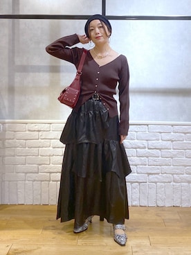 「アイテム（帽子）」を使った、Chisaさん（レディース・154cm・30代）の夏コーディネート