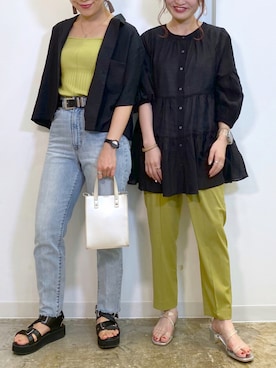 Chisaさん（レディース・154cm）の夏コーディネート