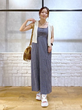 「アイテム（パーカー）」を使った、Chisaさん（レディース・154cm・30代）の夏コーディネート