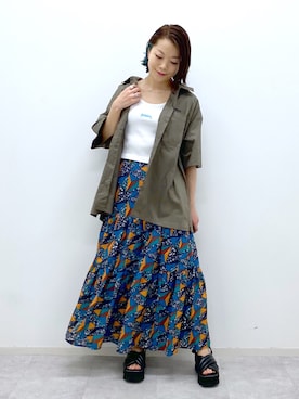 Chisaさん(レディース・154cm)の春コーディネート