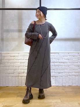 「アイテム（バッグ）」を使った、Chisaさん（レディース・154cm・30代）の夏コーディネート