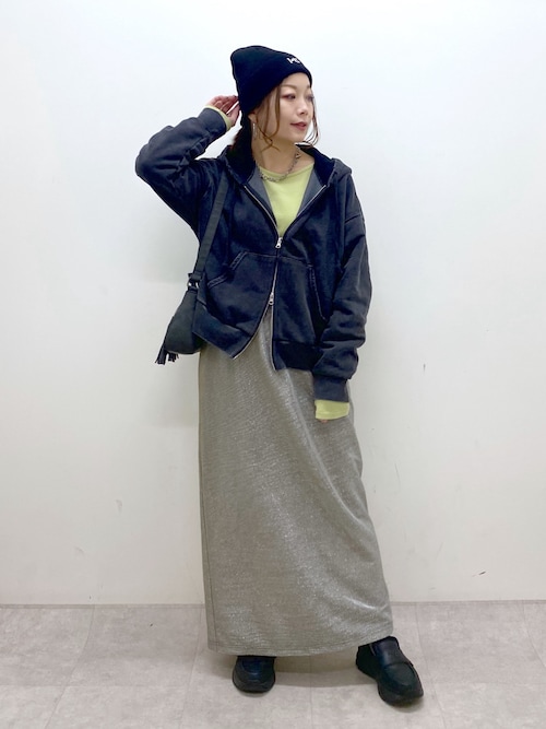 JEANASIS パーカー FadeカラーZIPフーディ/321477 レディース