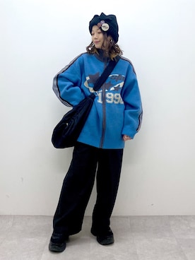 「JEANASIS（ジーナシス）のランダムアウトソールスニーカー/968688（スニーカー）」を使った、Chisaさん（レディース・154cm）の秋コーディネート