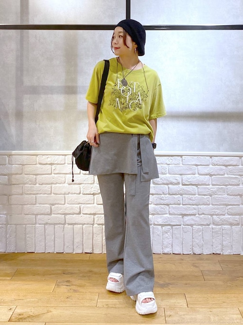 ポンチスカートレイヤードパンツ（その他パンツ）｜PAGEBOY