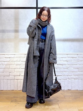 Chisaさん（レディース・154cm）の冬コーディネート