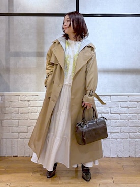 Chisaさん（レディース・154cm）の冬コーディネート