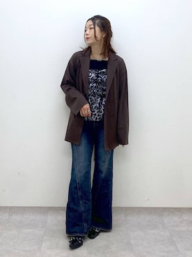 「アイテム（キャミソール、その他）」を使った、Chisaさん（レディース・154cm）の秋コーディネート