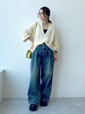 「アイテム（ハンドバッグ）」を使った、Chisaさん（レディース・154cm・40代）の夏コーディネート