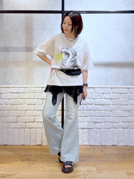 Chisaさん(レディース・154cm)の春コーディネート
