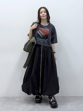 Chisaさん（レディース・154cm）の春コーディネート