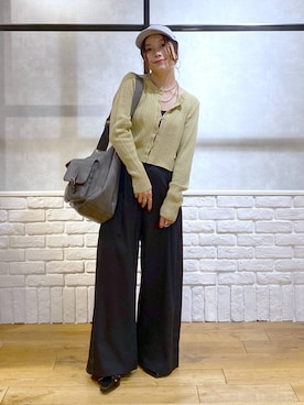 「アイテム（バッグ）」を使った、Chisaさん（レディース・154cm・30代）の夏コーディネート