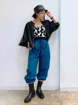 「PAGEBOY CORE」｜「アイテム（その他アウター）」を使った、Chisaさん（レディース・154cm）の夏コーディネート