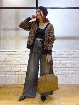 「アイテム（イエロー系）」を使った、Chisaさん（レディース・154cm・30代）の秋コーディネート