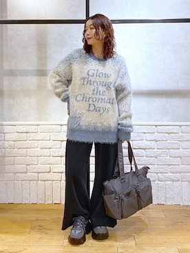 「アイテム（スウェットパンツ）」を使った、Chisaさん（レディース・154cm・30代）の秋コーディネート