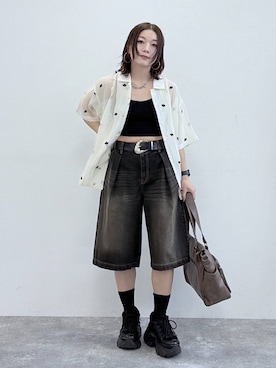 Chisaさん（レディース・154cm）の春コーディネート