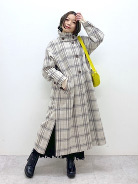 Chisaさん（レディース・154cm）の冬コーディネート