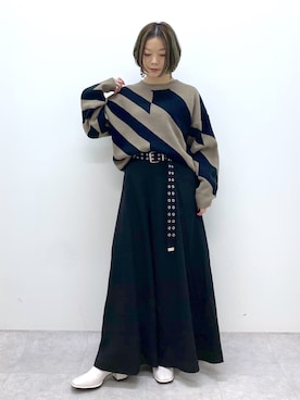 Chisaさん（レディース・154cm）の冬コーディネート